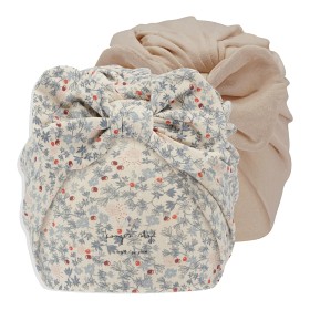 Bild på Konges Slöjd 2-pack Bambi Bonnet (Rose hip blue/brazilian sand) 