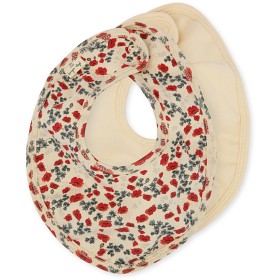 Bild på Konges Slöjd 2-Pack Bibs (Poppy/Brazilian Sand)