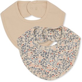 Bild på Konges Slöjd 2-Pack Bibs (Rose Hip Blue/Brazilian Sand)