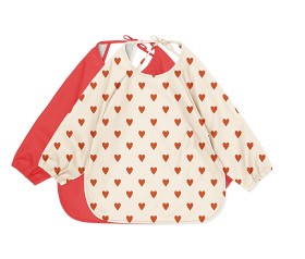 Bild på Konges Slöjd Haklapp med ärm 2-pack (Mon Amour)