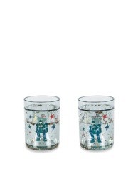 Bild på Konges Slöjd Glittermugg 2-pack (Hero Robot)
