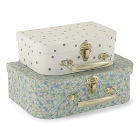Bild på Konges Slöjd Resväska 2-pack (Grey dot/Midsummer)