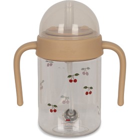 Bild på Konges Slöjd Babyflaska med Handtag (Cherry)