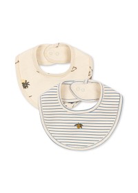 Bild på Konges Slöjd Bibs 2-pack (Kubi/Stripe Bluie)