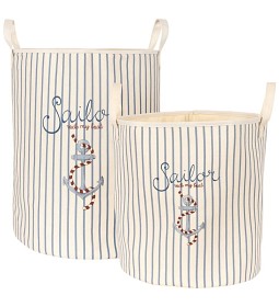 Bild på Konges Slöjd Förvaringskorg 2-pack (Sailor Stripe)