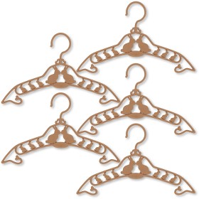 Bild på Konges Slöjd Galge 5-Pack Bunny (Caramel)