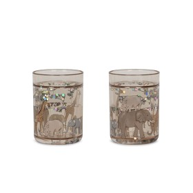 Bild på Konges Slöjd Glittermugg 2-pack (Safari)