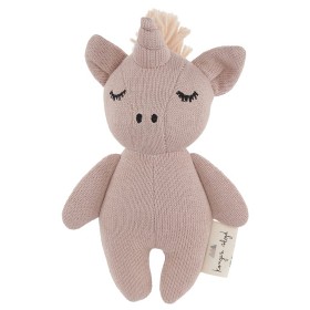 Bild på Konges Slöjd Skallra Enhörning Mini (Rose Fawn)