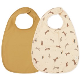 Bild på Konges Slöjd Haklapp 2-pack Roar/Almond