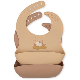 Bild på Konges Slöjd Haklapp Silikon 2-pack (Unicorn)
