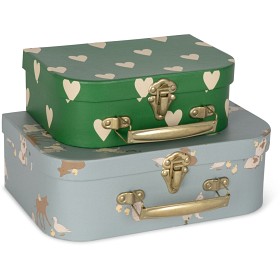 Bild på Konges Slöjd Resväska 2-pack (Farm Blue/Aisuru Green)