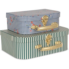 Bild på Konges Slöjd Resväska 2-pack (Bunny Tokki/Blossom Check)