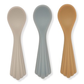Bild på Konges Slöjd Silikonsked 3-p (Warm grey)