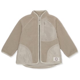 Bild på Konges Slöjd Teddy Fleecejacka Strl 9 mån (Silver Beige)