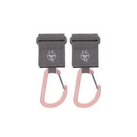 Bild på Lässig Cas Barnvagnskrokar 2-pack (Grey)