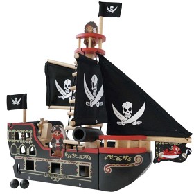 Bild på Le Toy Van Barbarossa Piratskepp med figurer