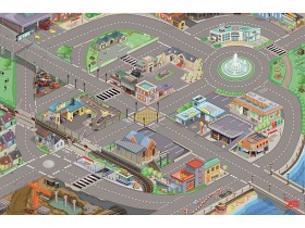 Bild på Le Toy Van - Gigantisk Bilmatta