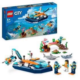Bild på LEGO City Exploration 60377 Utforskare och dykarbåt