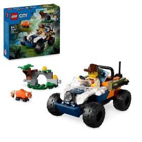 Bild på LEGO City Exploration 60424 Djungeluppdrag med fyrhjuling och röd panda