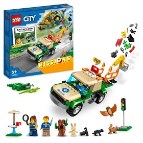 Bild på LEGO City Missions 60353 Räddningsuppdrag med vilda djur