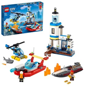 Bild på LEGO City Police 60308 Sjöpolis och brandkårsuppdrag