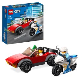 Bild på LEGO City Police 60392 Biljakt med polismotorcykel