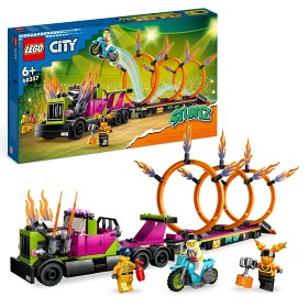 Bild på LEGO City Stuntz 60357 Stuntbil och eldringsutmaning