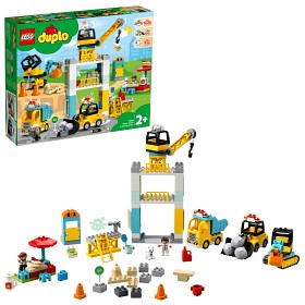Bild på LEGO DUPLO 10933 Lyftkran och byggnadsarbete