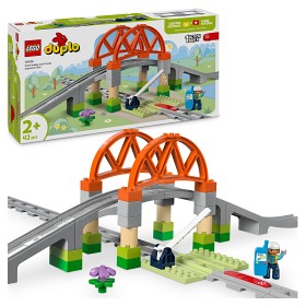 Bild på LEGO DUPLO Town 10426 Tågbro och spår – Expansionsset