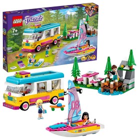 Bild på LEGO Friends 41681 Husbil och segelbåt i skogen