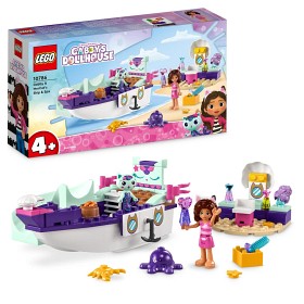 Bild på LEGO Gabby's Dollhouse 10786 Gabbys och Sjökattens skepp och spa
