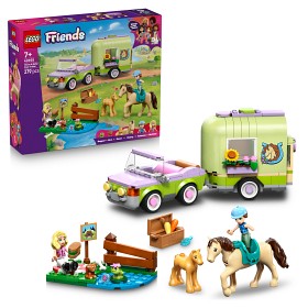 Bild på LEGO Friends 42695 Släp med häst och föl
