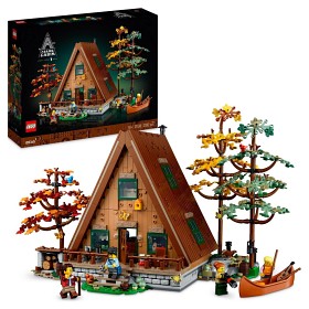 Bild på LEGO Ideas 21338 A-frame-stuga