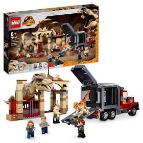 Bild på LEGO Jurassic World 76948 T-rex & atrociraptor dinosaurieflykt