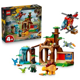 Bild på LEGO Jurassic World 77981 Räddning med velociraptor, stegosaurus och pteranodon