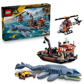 Bild på LEGO Jurassic World 77983 Dinosaurieattack med båt och mosasaurus