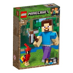 Bild på LEGO Minecraft 21148 - BigFig Steve med papegoja
