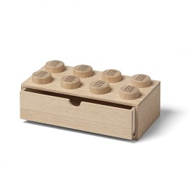 Bild på LEGO Skrivbordslåda 8 Trä (Såpad Ek)