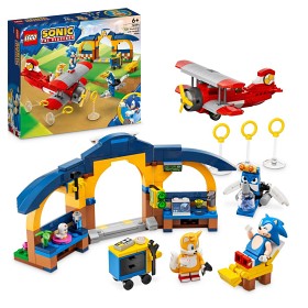 Bild på LEGO Sonic 76991 Tails verkstad och tornadoplan