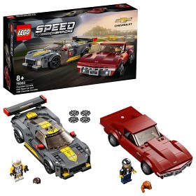 Bild på LEGO Speed Champions 76903 Chevrolet Corvette C8.R Race & 1968 Chevrolet Corvette