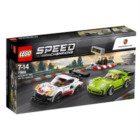 Bild på LEGO Speed Champions - Porsche 911 RSR och 911 Turbo 3.0 75888