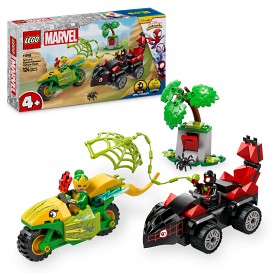 Bild på LEGO Spidey 11198 Spins och Electros jakt med dinosauriefordon