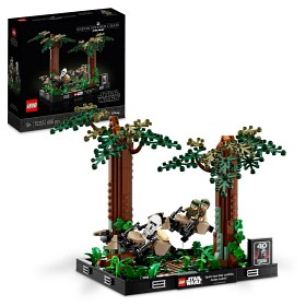 Bild på LEGO Star Wars 75353 Endor Speeder Chase Diorama