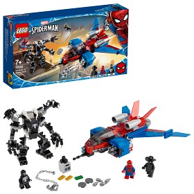 Bild på LEGO Super Heroes 76150 Spiderjet mot Venoms robot