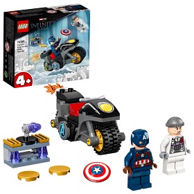 Bild på LEGO Super Heroes 76189 Captain America mot Hydra