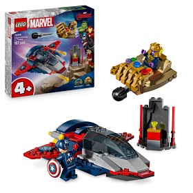 Bild på LEGO Super Heroes Marvel 76319 Captain America mot Thanos