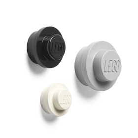 Bild på LEGO Väggknopp 3-pack (White/Black/Grey)