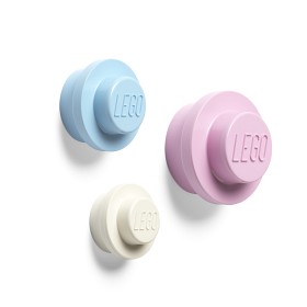 Bild på LEGO Väggknopp 3-pack (White/Blue/Pink)