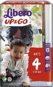 Bild på Libero Up & Go 4 (7-11 kg) 44 st
