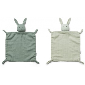 Bild på Liewood Agnete Snuttefilt 2-p Rabbit (Mint mix)